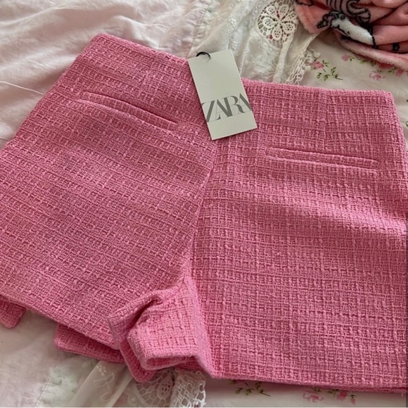 ZARA Pink Tweed Blazer and Skort Set - Picture 5 of 5
